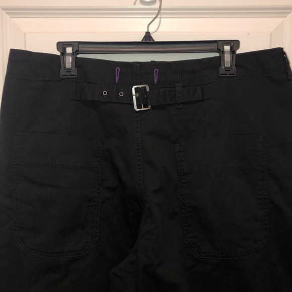 Pilcro Anthropologie The Arin Mid-Rise Button-Front Linen Blend Barrel Pants 33 - Picture 8 of 10